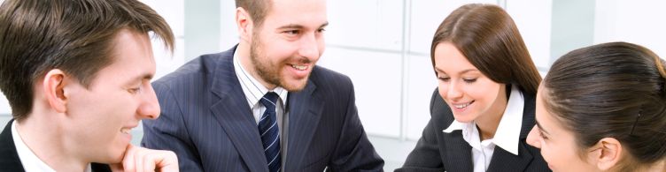 Business people collaborating