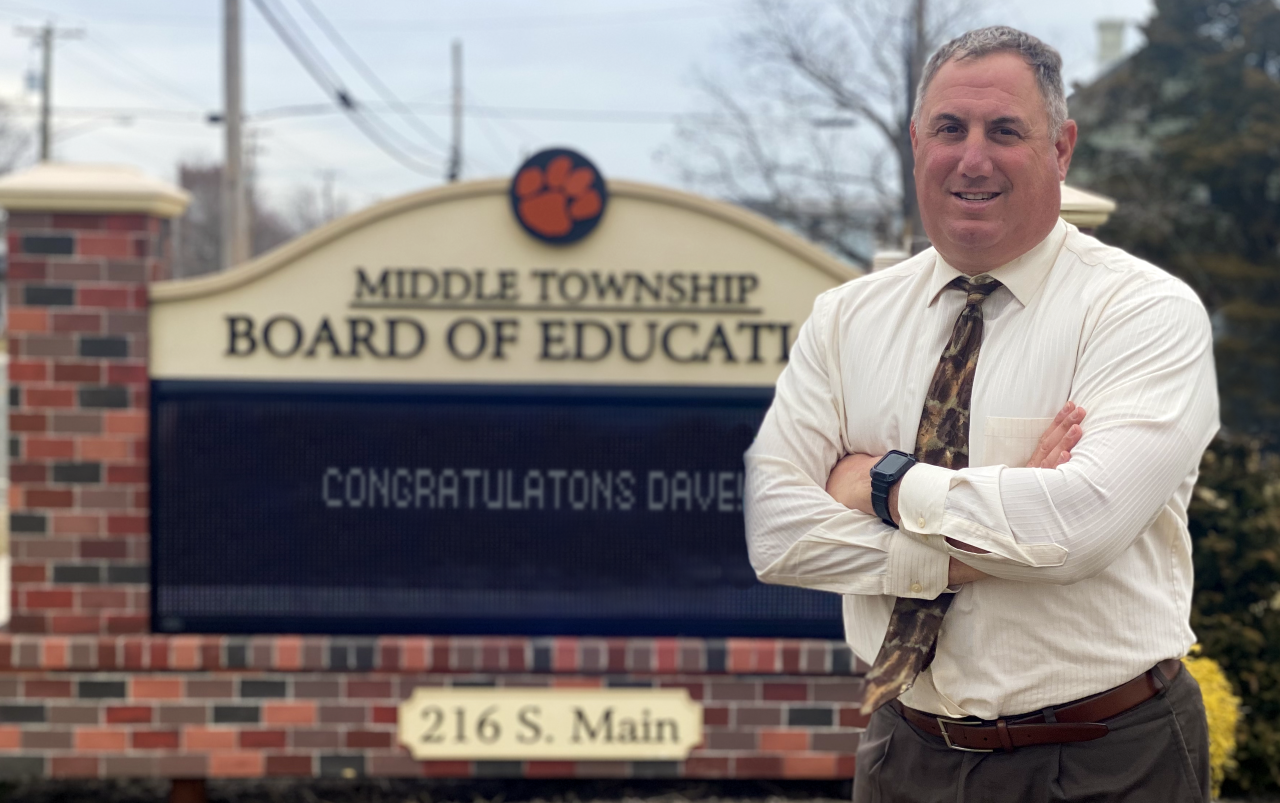 MIDDLE TOWNSHIP’S DAVID SALVO, Ed.D. NAMED    CAPE MAY COUNTY SUPERINTENDENT OF THE YEAR 