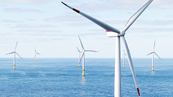 Rendering of the offshore Ocean Wind Project